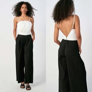 NWT Sovere According Jumpsuit Black and White Small